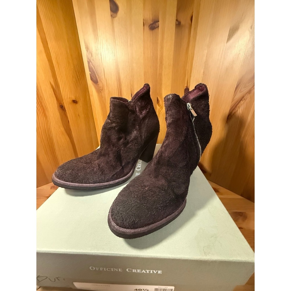 Officine Creative Joelle 004 Microcut T. Ankle Boots Maleficient EU 40.5 - Picture 2 of 6